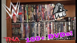 HUGE WRESTLING DVD COLLECTION! WWE/PWG/TNA & more!! 100+DVDs!!