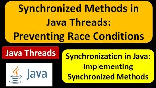 Synchronized Methods in Java Threads: Preventing Race Conditions | Java Synchronization