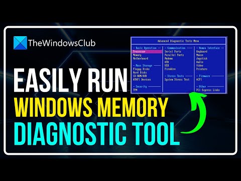 How to Run WINDOWS MEMORY DIAGNOSTIC TOOL on Windows 11/10 [EASY SOLUTION]
