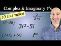 Complex and Imaginary Numbers (Add, Subtract, Multiply, Divide, Standard a+bi form)