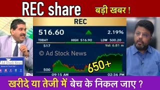 REC share latest news,Buy or not ? Rec share price target