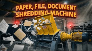 Industrial Document Destruction & Paper Shredding Systems | MT Makina