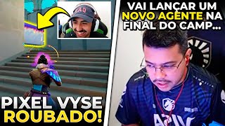 FRTTT REVELA DETALHES DO NOVO AGENTE! PIXEL ROUBADO PAREDE VYSE - VALORANT CLIPS