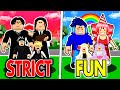 Roblox STRICT FAMILY vs FUN FAMILY (Roblox Brookhaven 🏡 RP)