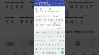 Cryptogram Puzzle #17 Android Quote Answer