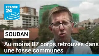 Crimes de guerre au Darfour : au moins 87 corps retrouvés dans une fosse commune • FRANCE 24