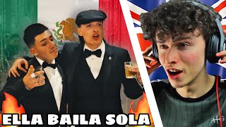 UK REACTION TO MEXICAN MUSIC | ELLA BAILA SOLA - ESLABON ARMANDO & PESO PLUMA (Music Video)
