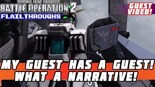 Gundam Battle Operation 2 Guest Video: Narrative Gundam B-Packs Runs Into A Familiar Face