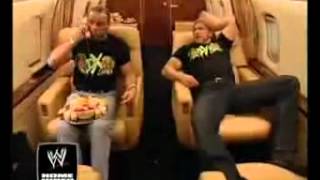 WWE - DX On Mr. McMahon's Private Jet (Funny) (HD)