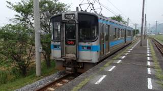 予讃線7000系 石鎚山駅発車 JR-Shikoku Yosan Line 7000 series EMU