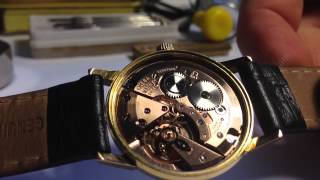 vintage mens omega dress watch 1965 cal/611 review