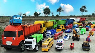 Mobil Truk 🚚 Tronton Panjang Penuh Mobil Mobilan Rc Excavator Mobil Balap Kereta Api Truk Oleng