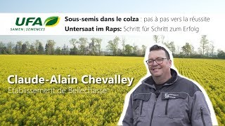 UFA Samen - Sous-semis dans le colza chez Etablissement de Bellechasse(DE Untertertitel)