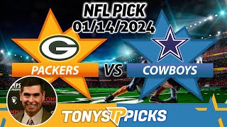 Green Bay Packers vs. Dallas Cowboys 1/14/2024 Wild Card FREE NFL Picks and Predictions for Today