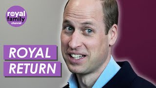Prince William to Return to Official Engagements