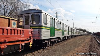 2021.03.27. - Szófiától Mityiscsiig közlekedő metrószállítmány Göd, Vác, Nagymaros és Szob állomáson