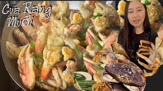 Cua Rang Muối - Cách Làm Cua Tuơi Rang Muối Rất Đơn Giản Ăn Là Ghiền - Salt & Pepper Crab Recipe