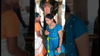 Elephant Blessing#youtubeshorts#shorts#virupakshatemple#hampi#historicalplace#elephant#blessings