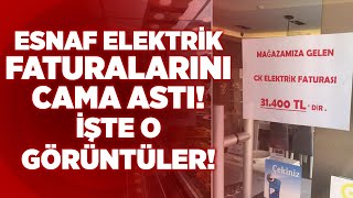 Esnaf Elektrik Faturalarını Cama Astı! İşte O Görüntüler! | Seçil Özer ile KRT Ana Haber