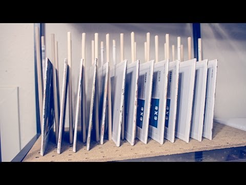 DIY Drying Rack for Paintings DIY Drying Rack for Paintings