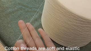 100% cotton yarn for knitting and Weaving