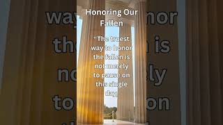 THE DAILY TRIBUTE #shorts #dailytribute #memorialday #honorthefallen #civicduty #thanksforserving