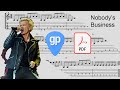 Billy Idol -  Nobody's Business Guitar Tabs [TABS]