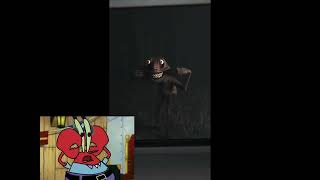 Mr. Krabs gets jumpscared but i animated it