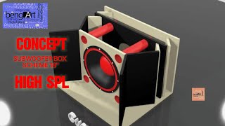 How to make best subwoofer box | Skema Box Subwoofer dgn lontaran bass yang jauh Long Throw High SPL