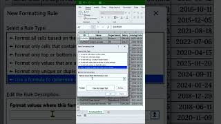 Conditional Formatting Trick: Highlight Full Rows in Excel