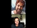 instagram live chat with arpit ranka and sourabh raj jain duryodhan and krishna from mahabharatsp