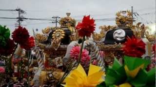 2012年松原八幡神社(灘のけんか祭り)宵宮 松原・東山練り合わせ