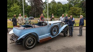 100 jaar Zeeweg, beelden klassieke auto's en publiek rond gemeentehuis Bloemendaal   HD 1080p