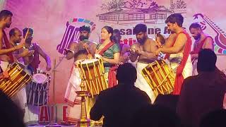 Edanila/Thayambaka/ Kumari Rahitha Krishnadas/Vasai Fine Arts Festival2025