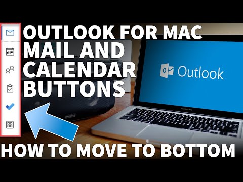 Mac Outlook Navigation Bar Mail Button Moved to Left – Outlook Toolbar on Left Side Move to Bottom