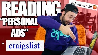 😂 Reading "Personal Ads" on Craigslist! 😂