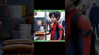 Spider Man তার ছেলেকে বাড়ি থেকে বের করে দিলো 😔 #shorts #animation #cartoon #story