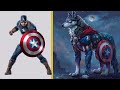 AVENGERS but WOLF VENGERS 🔥 All Characters (marvel & DC) 2024