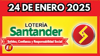 Resultado LOTERIA DE SANTANDER  VIERNES 24 de enero de 2025 💫✅💰