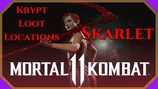 MK11 Krypt Skarlet Loot Locations - Guaranteed for Skarlet!