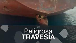 Peligrosa travesía como polizones