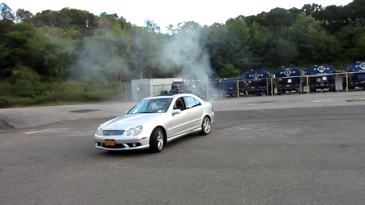 C55 Amg Burnout Youtube