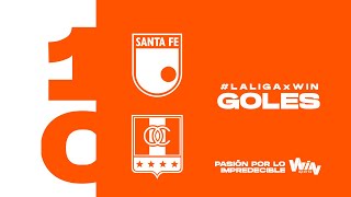 Santa Fe vs. Once Caldas (goles) | Liga BetPlay 2024-1 | Cuadrangulares - Fecha 4
