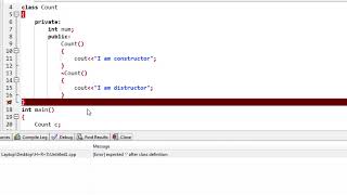Learn c++| tutorial 28 | Default Constructor and distructor
