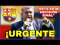 🚨¡URGENTE!LAPORTA ACABA DE CONFIRMAR¡SU DECISIÓN TOMÓ A TODOS POR SORPRESA(NOTICIAS DEL FC BARCELONA