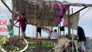Dế Kho quẹt mùa cô vy Của Rừng 35 Vlog | Buổi Cơm Chiều Trong Túp Liều Ấm Áp