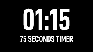 75 SECONDS #timer FOR #CALMNESS