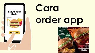 Cara order Mcd Online dengan aplikasi Mekdi dan drive thru