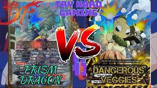 Star Dragon World (Prism Dragon) Vs. Danger World (Dangerous Veggies) #buddyfight #バディファイト