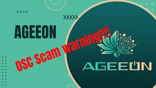 Ageeon received OSC investor Fraud Warning!